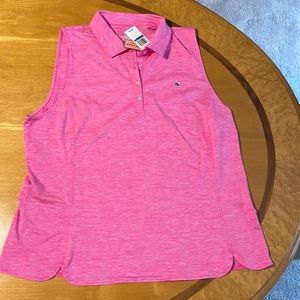 NWT Vineyard Vines performance polo in fiesta fuchsia size XL